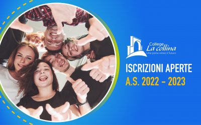 Il College La Collina ha aperto le iscrizioni per l’anno scolastico 2022/2023